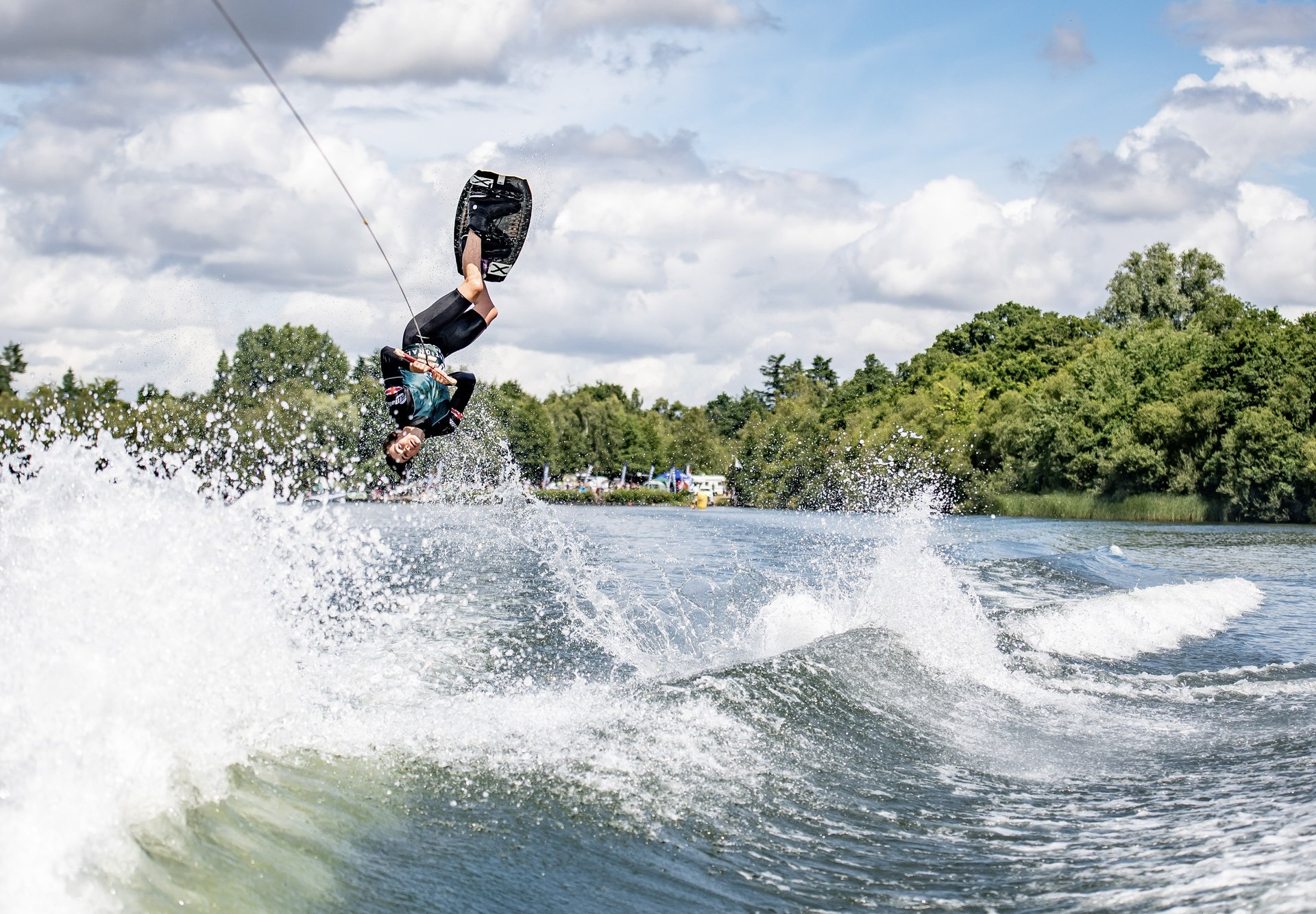 Olli Loder at the 2022 Malibu Boats UK Wakeboard And Wakesurf Nationals